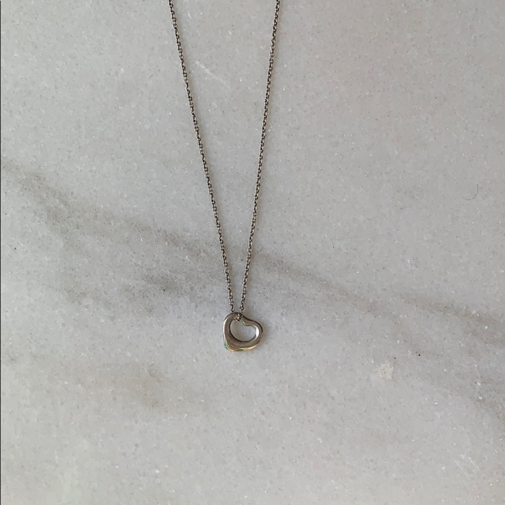 Tiffany & Co. Elsa Peretti open heart pendant